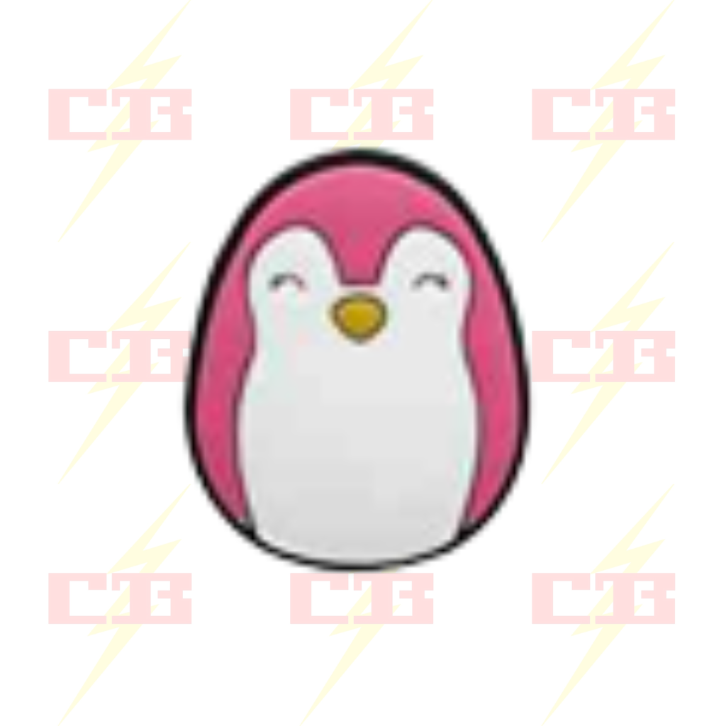 Pink Penguin Plush Charm