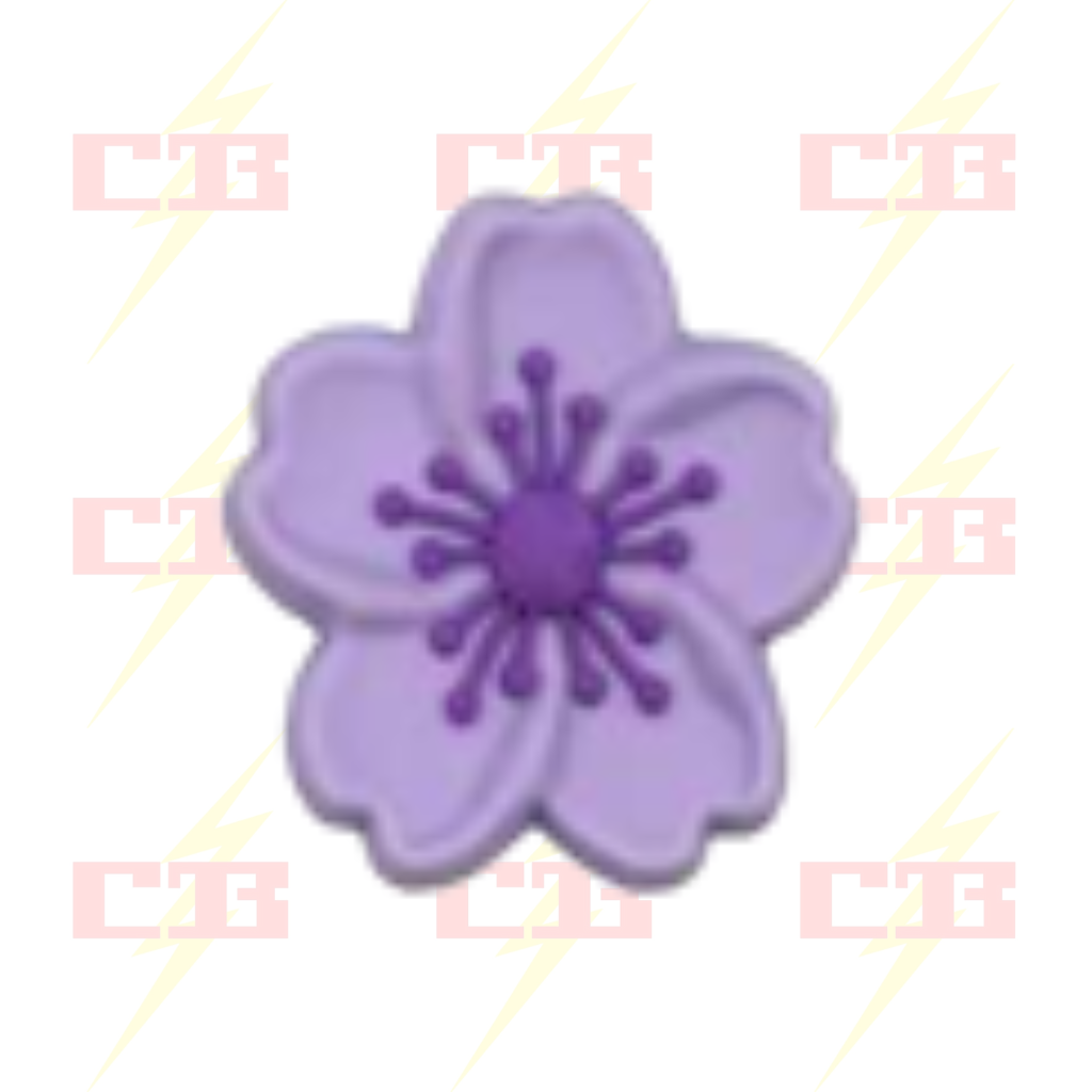 Purple Flower Charm