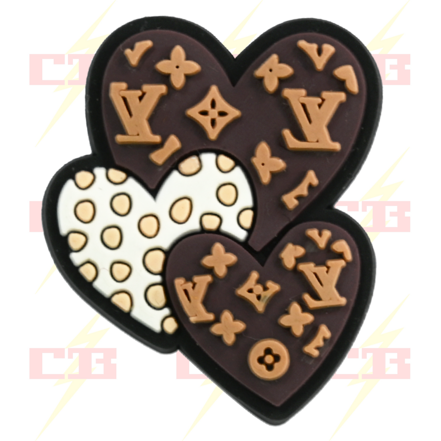 LV Hearts Charm