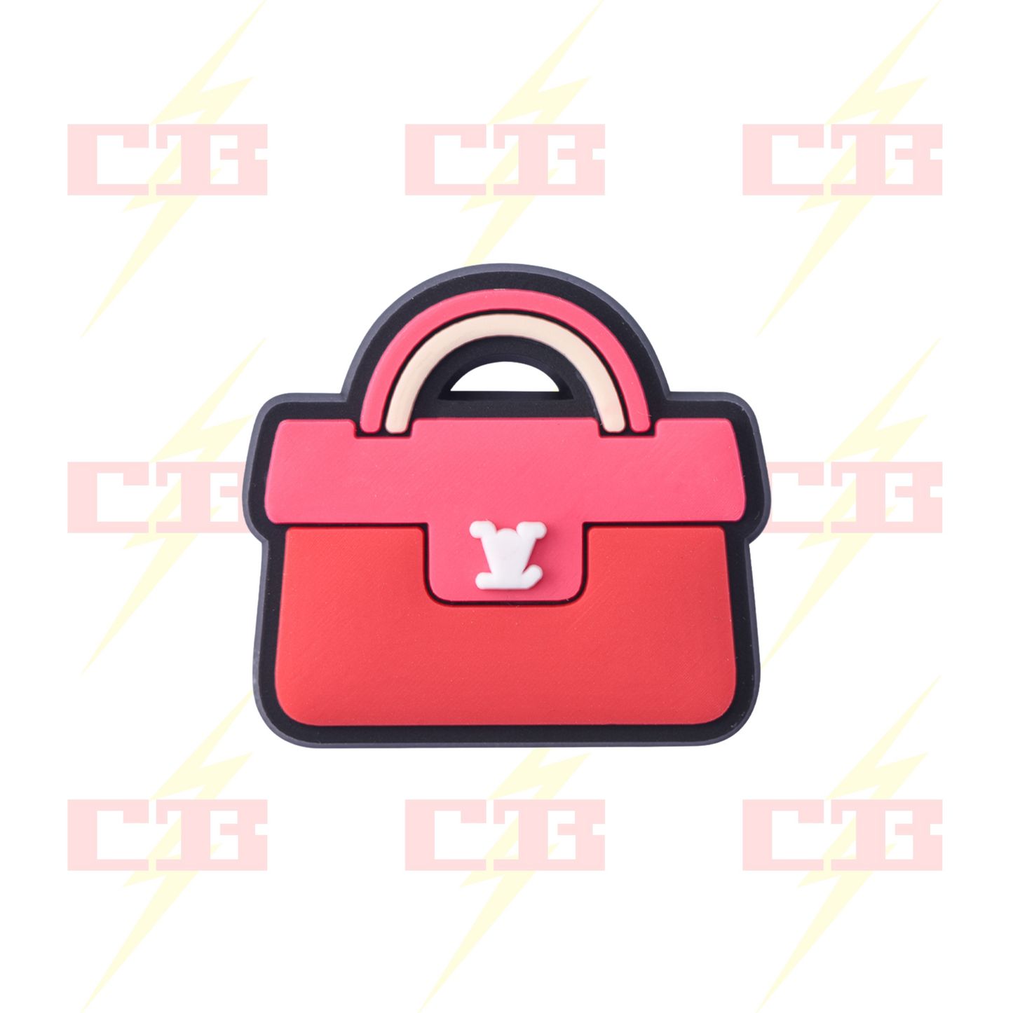 Pink LV Bag Charm