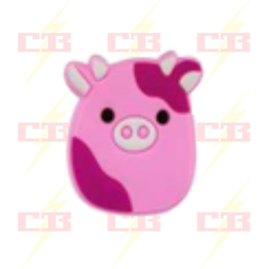 Pink Cow Plush Charm