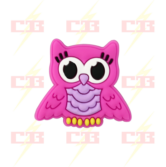 Pink Owl Charm