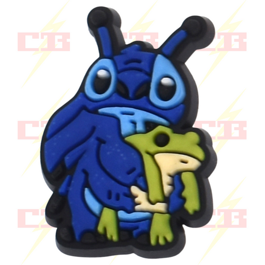 Stitch with Frog Charm