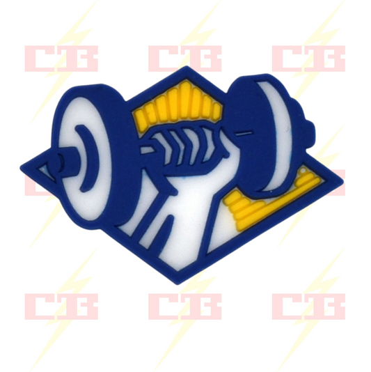 Lifting Dumbbell Charm