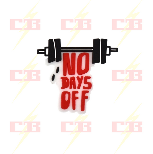 No Days Off Charm