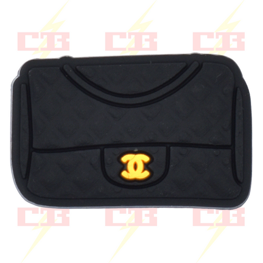 Black CC Purse Charm