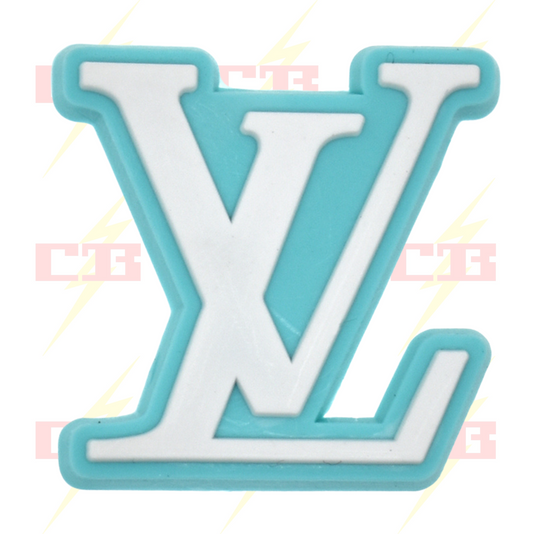Blue LV Charm