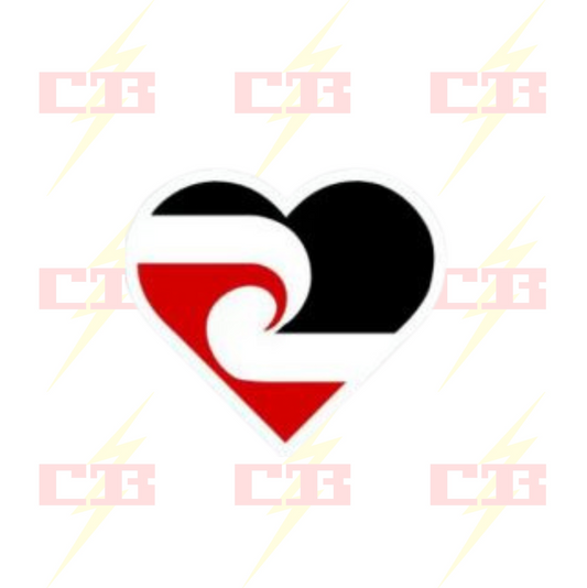 Tino Rangatiratanga Heart Charm
