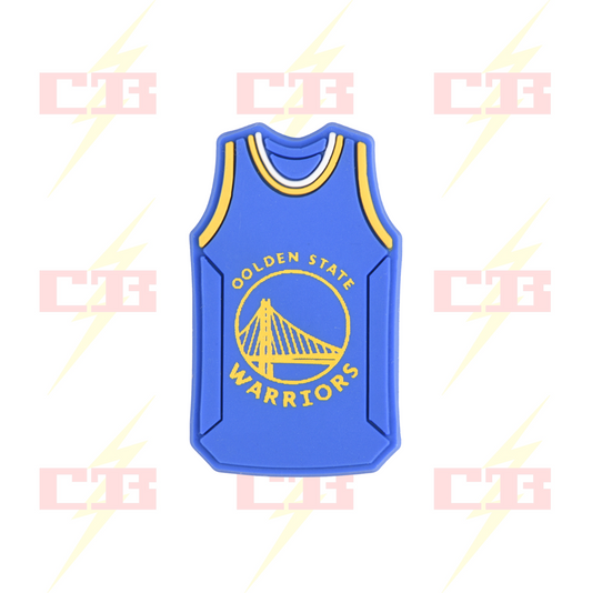 Golden State Blue Shirt Charm
