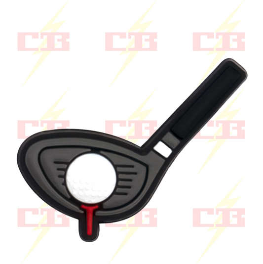 Golf Ball on Tee Charm